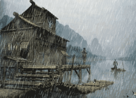 Анимации и красивые фотографии - дождь и капли, молнии и ливень