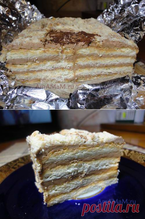 Шоколадный торт из печенья (без выпечки)