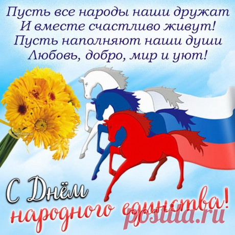 Единство — это мощь и сила,
А это много для страны.
Так пусть же все будут едины,
Все счастливы и все равны!