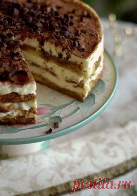 Торт "Тирамису" с белым шоколадом » ВКУСНЫЕ РЕЦЕПТЫ 2013 С ФОТО, фоторецепты, рецепты салатов, рецепты тортов и выпечки, первые и вторые блюда на скорую руку