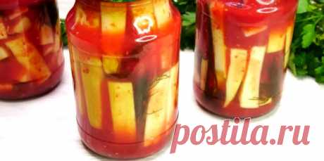 Тот случай когда рассол выпивается быстрее чем кабачки. Кабачки без стерилизации. Успей приготовить!
Хрустящие Кабачки без стерилизации... на сейчас, и на зиму, в томатной заливке. Получаются вкусные, хрустящие сочные. Любим их просто так, как закуску, или к картошечке с котлетами, например.
Нравится еще тем, что кабачки подойдут молодые или даже зрелые. Сейчас самое время приготовить такую заготовочку. Сезон кабачков в самом разгаре. Если не знаете куда деть кабачки, тогд...