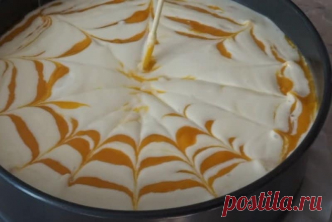 Тыквенная запеканка Зебра. Вкусное и простое блюдо