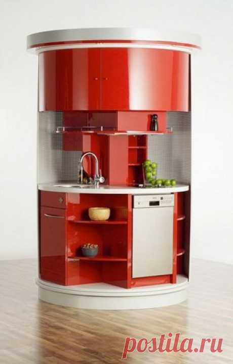 Полноценная кухня на одном квадратном метре