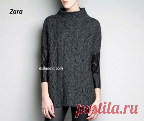 Вязаный свитер от Zara | Вяжем с Лана Ви