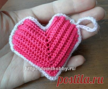 Вязаное сердечко