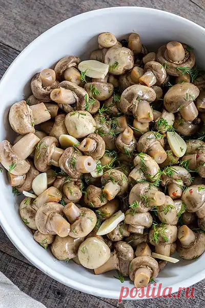 Маринованные шампиньоны – как приготовить