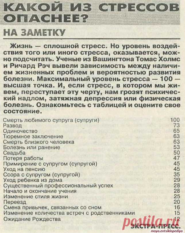 Какой из стрессов опаснее