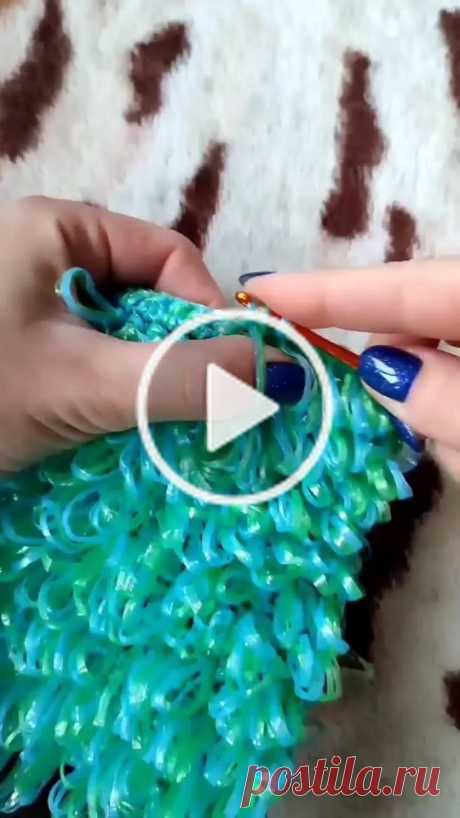 Nzay_knit в TikTok #мочалкакрючком #вяжукрючком #вязаниекрючком