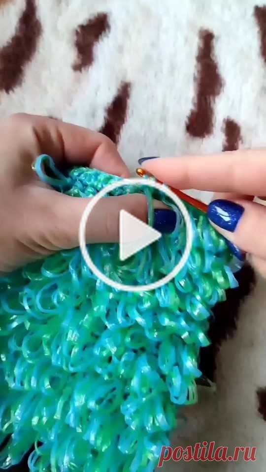 Nzay_knit в TikTok #мочалкакрючком #вяжукрючком #вязаниекрючком