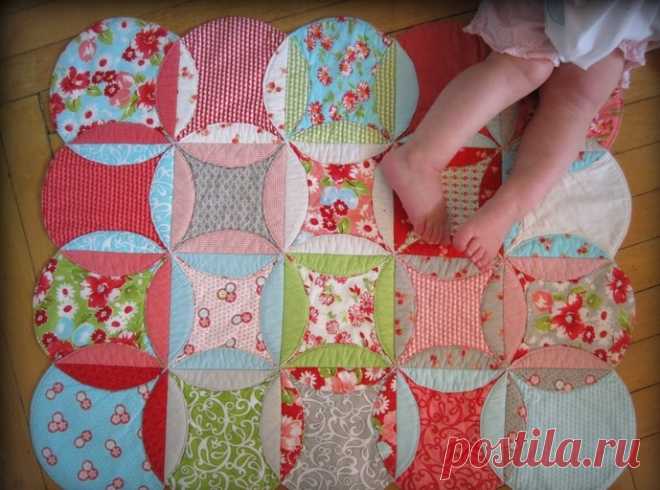 Коврик из лоскутков — Сделай сам, идеи для творчества - DIY Ideas