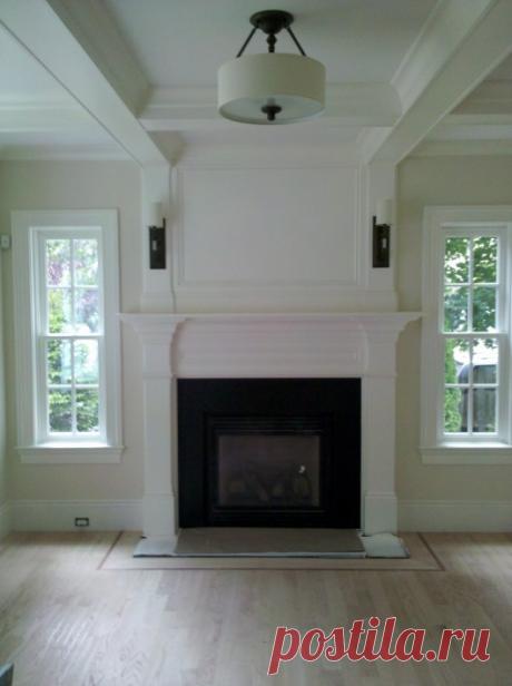 Fireplace Mantle - Custom Home Finish