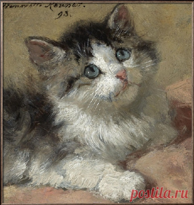 ♥ღ♥Милейшие мурлыки на картинах художницы, которая 30 лет рисовала только котиков♥ღ♥