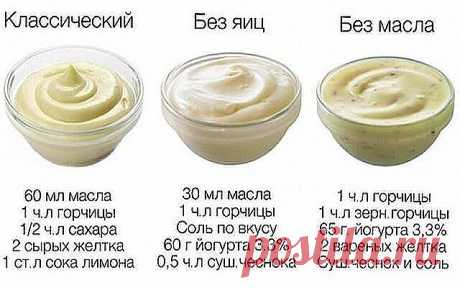 3 РЕЦЕПТА ПОЛЕЗНОГО ДОМАШНЕГО МАЙОНЕЗА.