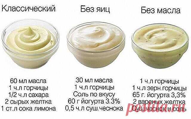 3 РЕЦЕПТА ПОЛЕЗНОГО ДОМАШНЕГО МАЙОНЕЗА.