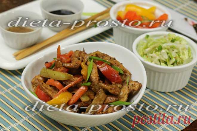 Стир фрай из курицы с овощами, рецепт с фото Рецепт с фото приготовления вкусного блюда из мяса птицы и овощей. Готовим стир-фрай из курицы с фасолью, перцем, специями в кокосовом молоке - аппетитную горячую закуску к обеду или ужину