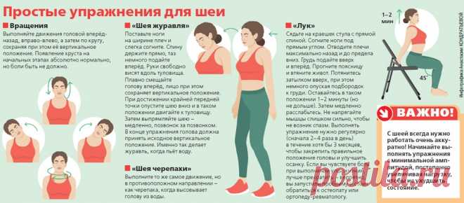 Жить без боли. Простые упражнения для шеи на каждый день | Аргументы и Факты