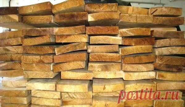 Как быстро выровнять доски, которые закрутило 