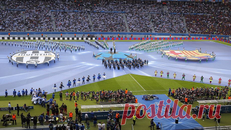 "Барселона" завоевала кубок Лиги чемпионов - Чемпионат