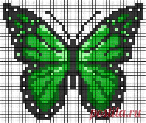 Подборка схем с бабочками для вязания крючком в технике С2С. | Творческая мастерская 