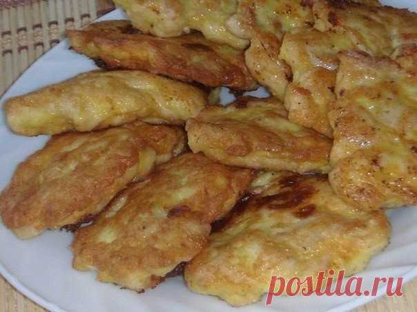 Куриные котлетки с плавленными сырками
