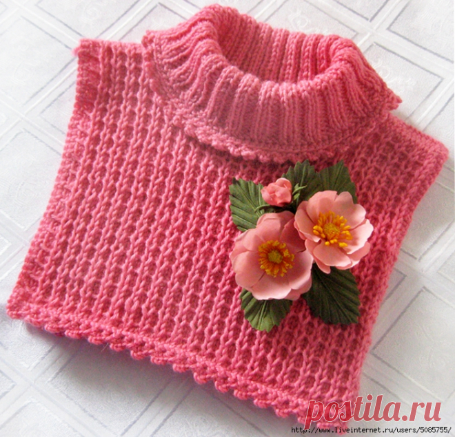 Манишка на девочку.