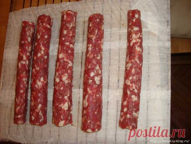 3 рецепта натуральной сыро-вяленой сухой колбасы своими руками