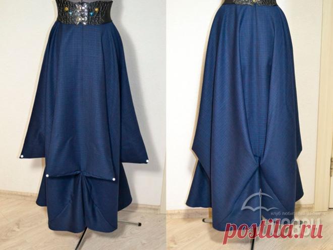 Непростая простая юбка БОХО (Шитье и крой) Юбка в стиле «нарядное бохо» внешне выглядит сложной и замысловатой. На самом деле крой и шитье займут всего пару часов. Непростая простая юбка БОХО. Моделируем юбку. Огромная благодарность автору …