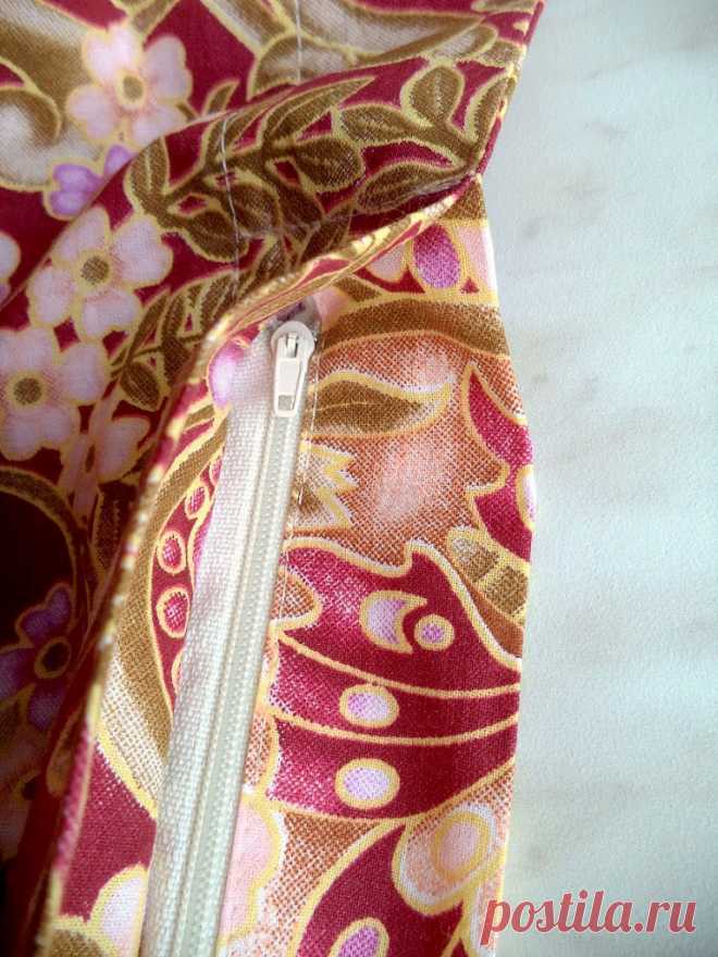 Мои петельки и стежки: Пододеяльник на молнии.МК