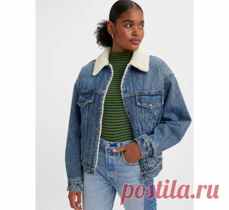 90s Sherpa Trucker Jacket - Medium Wash | Levi's® US