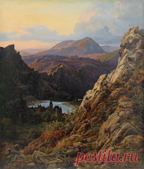 Иоганн Вильгельм Ширмер ( Johann Wilhelm Schirmer),1807-1863 .Германия.