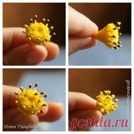 Космея из холодного фарфора.Мастер- класс. | Страна Мастеров