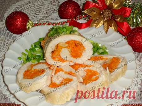 Рулет из куриной грудки - Кормежка.ру
