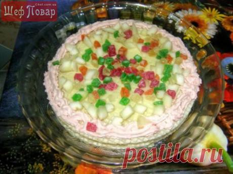 Торт "Сластена" / Десерт / Рецепты / Шеф-повар – простые и вкусные кулинарные рецепты, фото-рецепты, видео-рецепты