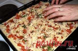 БЫСТРАЯ и ВКУСНЕЙШАЯ Пицца 
Чтобы не потерять рецепт, жмите 