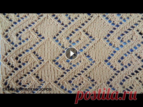 Красивый узор спицами для пуловера схема и описание/Beautiful knitting pattern for a pullover #узорыспицами #вязаниеспицами #ажурныйузор В этом видео будем вязать красивый ажурный узор спицами для пуловера Схема узора ✔ Почта для сотрудничества...