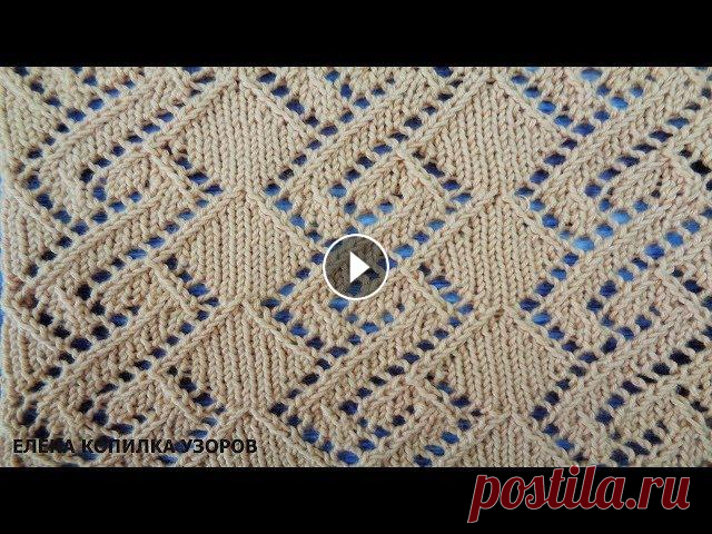 Красивый узор спицами для пуловера схема и описание/Beautiful knitting pattern for a pullover #узорыспицами #вязаниеспицами #ажурныйузор В этом видео будем вязать красивый ажурный узор спицами для пуловера Схема узора ✔ Почта для сотрудничества...