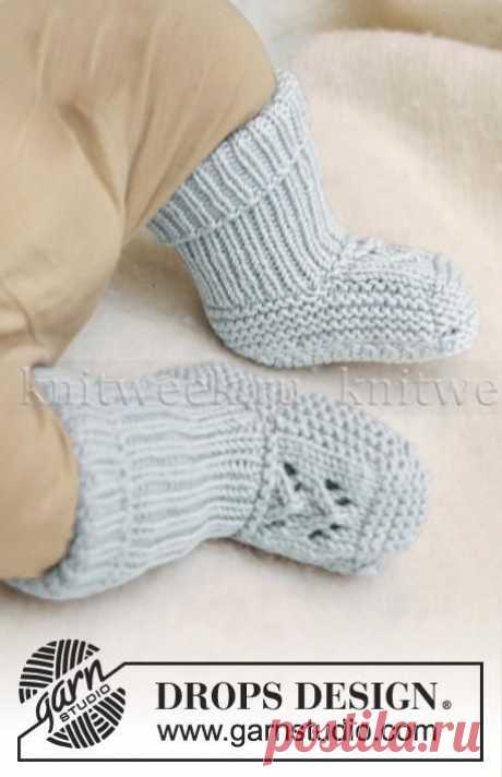 Носки с ажурным узором для малыша на knitweek.ru