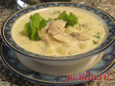 Кремовый суп с Копчёной курицей и Грибами ! ! !