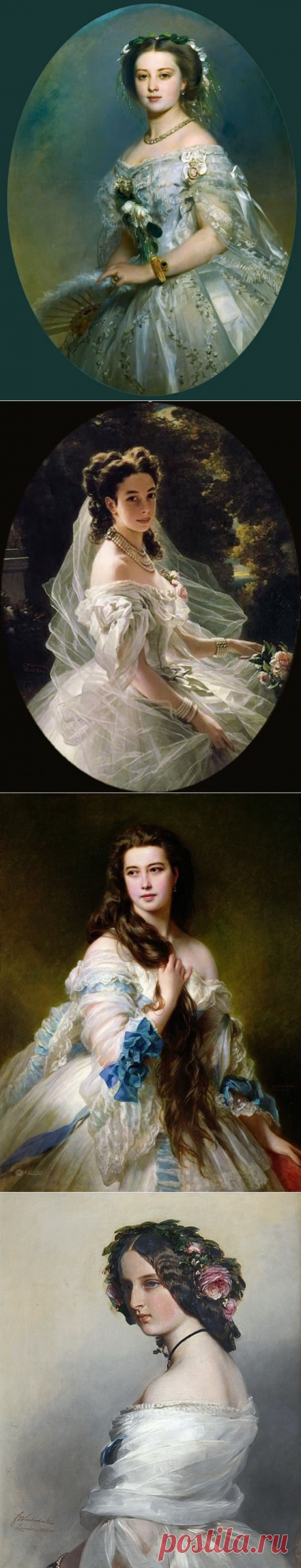 Художник Франц Ксавер Винтерхальтер (Franz Xavier Winterhalter). Картины