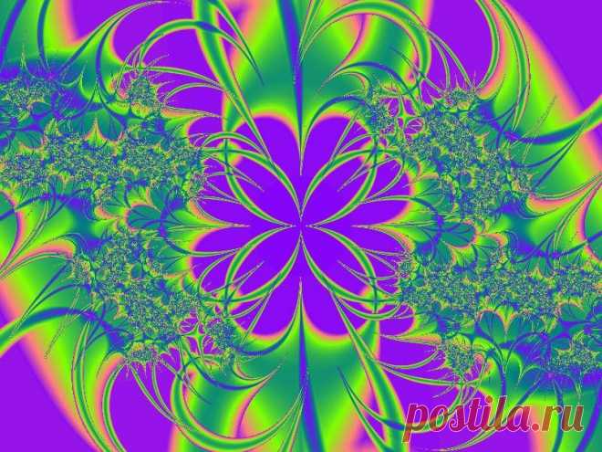 Фрактал, сделан в программе Fractal Explorer