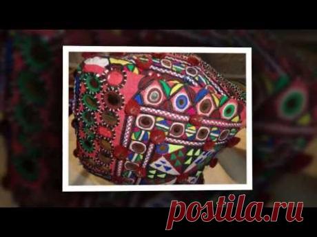 История рукоделия. Индийская вышивка. Шиша - YouTube