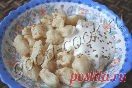 галушки из творога (ленивые вареники), рецепт приготовления