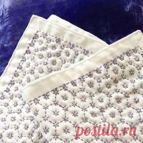 Японская вышивка сашико — Сделай сам, идеи для творчества - DIY Ideas