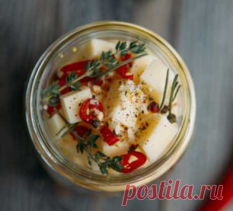 Наивкуснейший рецепт маринованного сыра