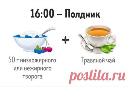 Меню на день для тех,кто хочет перейти на правильное питание 🏻