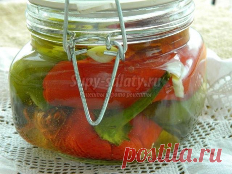 Жареный сладкий перец в маринаде. Рецепт с пошаговыми фото