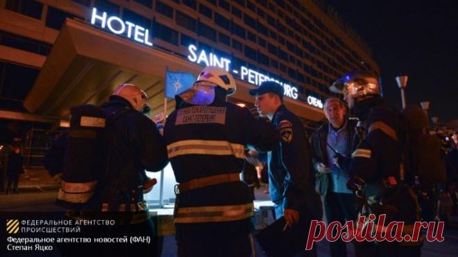Пожар в отеле «Санкт-Петербург» потушен | Федеральное агентство происшествий