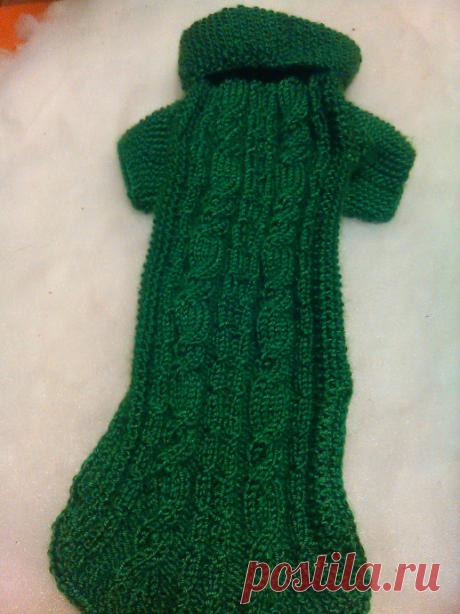Вязанные костюмы для животных 4