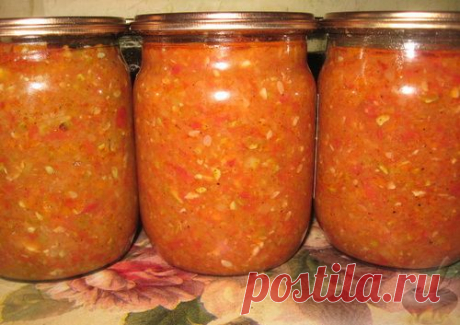 Кабачковая аджика на зиму | Домашний Ресторан