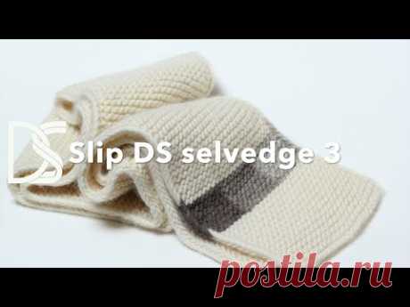 3.2 Slip purl DS selvedge, closed